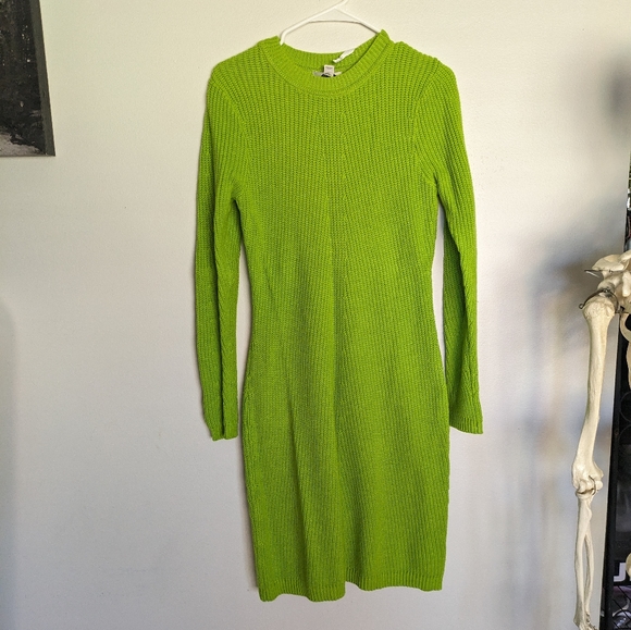 Victor Glemaud x Target neon green sweaterdress Medium - NWT - Picture 6 of 6